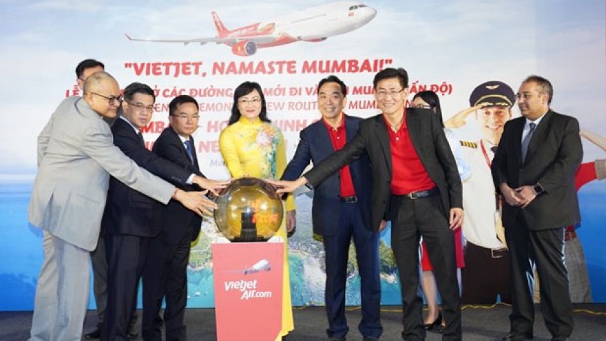 Vietjet launches four routes linking top destinations of Vietnam and India